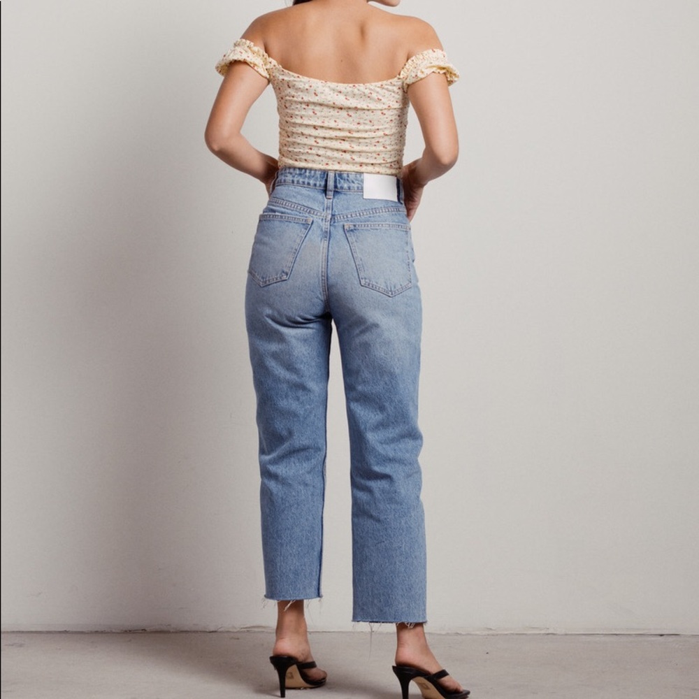 NWT TOBI Floral crop top bustier - Picture 4 of 7